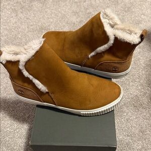 Timberland Women's Brown Fur-Lined Boots